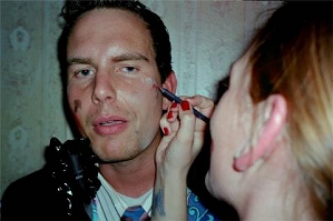 ... mit dem Pickelabdeckstift